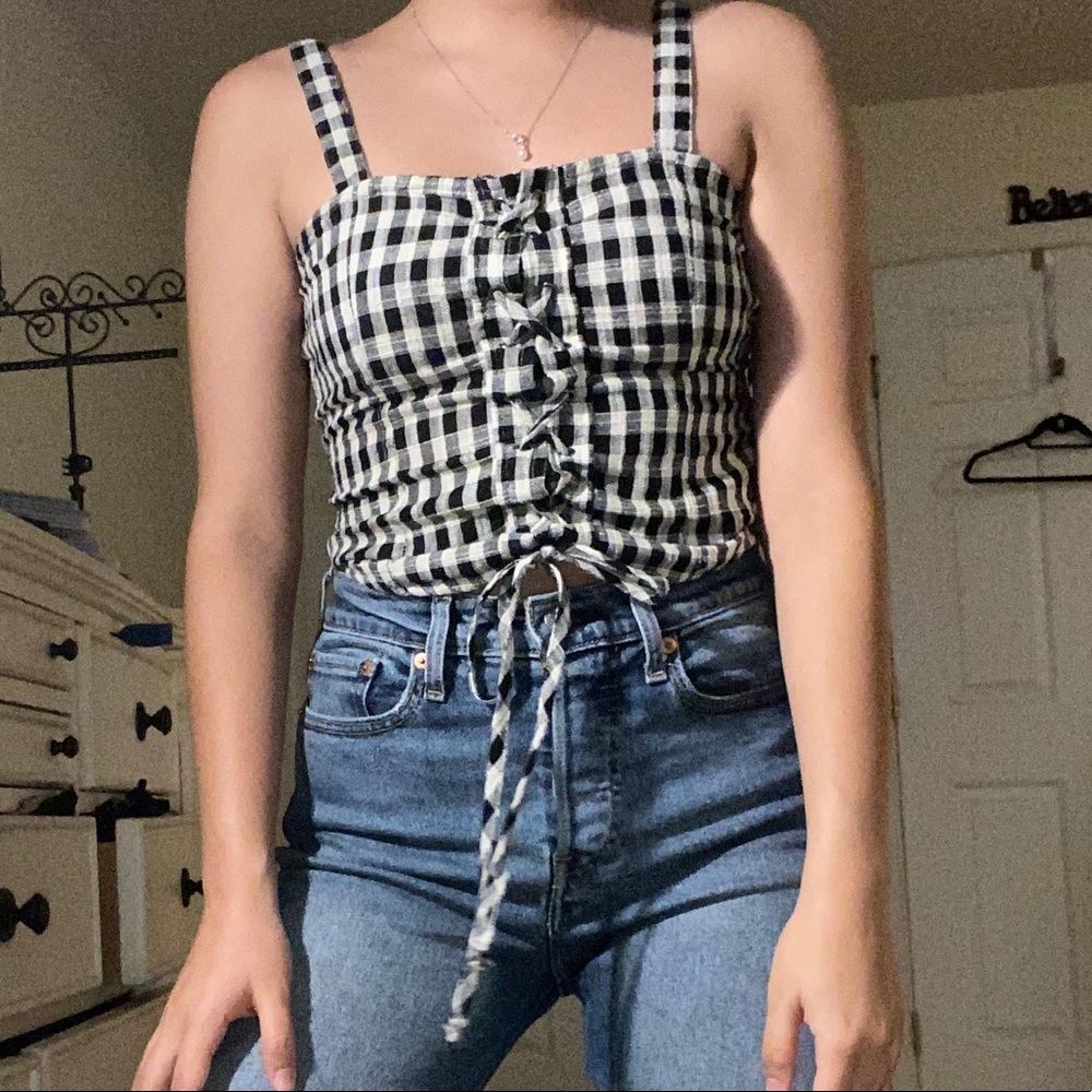 Nordstrom Gingham Top